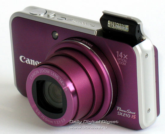 Новинка от Canon: фотокамера для отпуска Canon PowerShot SX210 IS!